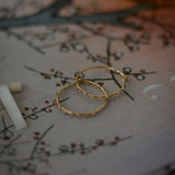 LAS FLORES - Aros grandes de Diamantes