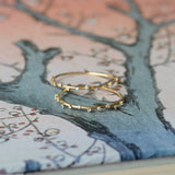 LAS FLORES - Aros grandes de Diamantes